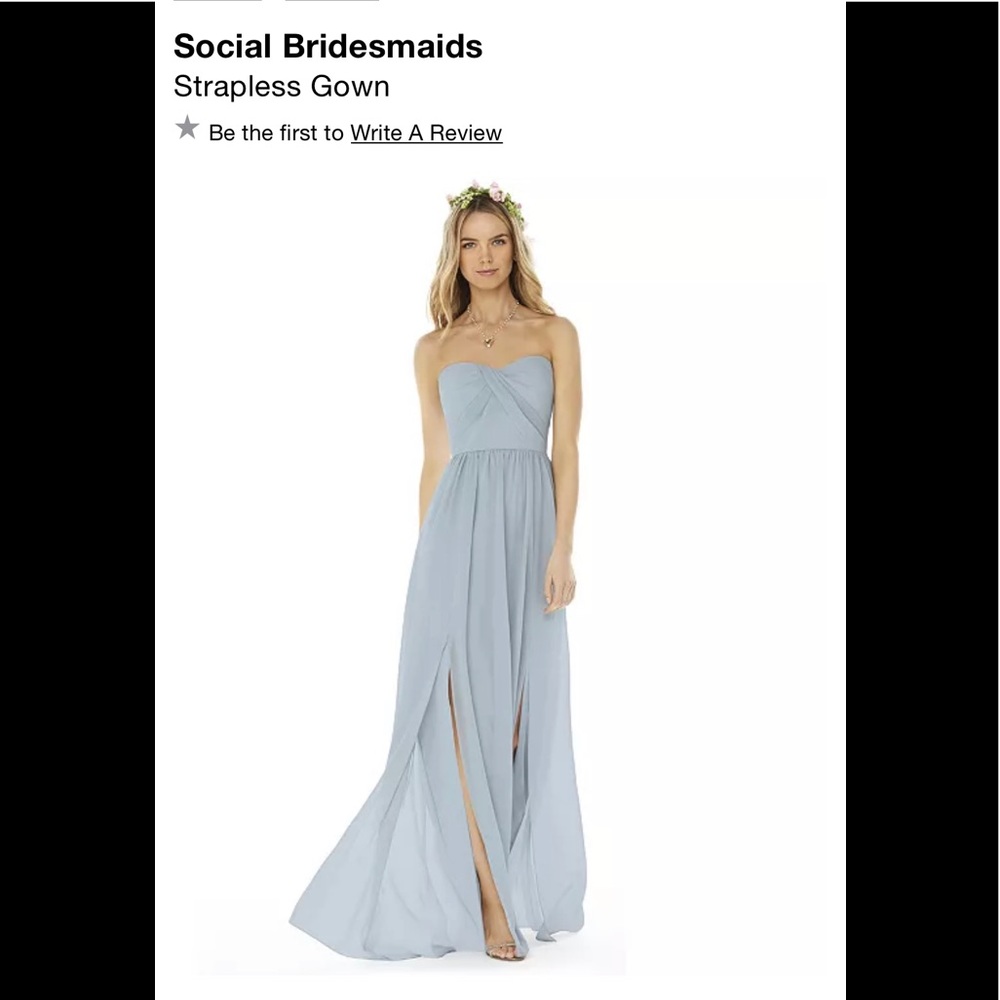 Nordstrom Social Bridesmaids Mist Gown Size 2